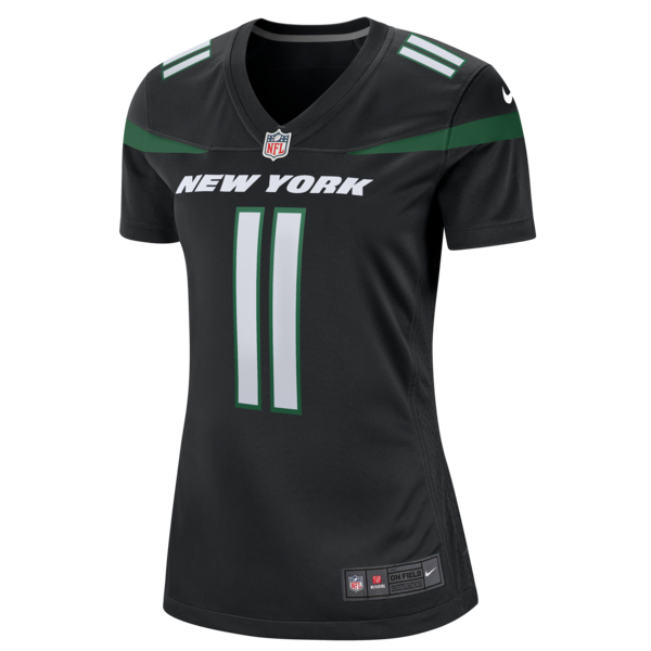 Jermaine Johnson II New York Jets Nike Women's Alternate Game Jersey - Stealth Black - Image 2