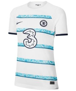 Alternative view of Christian Pulisic Chelsea Nike Women's 2022/23 Away Breathe Stadium Replica Player Jersey - White