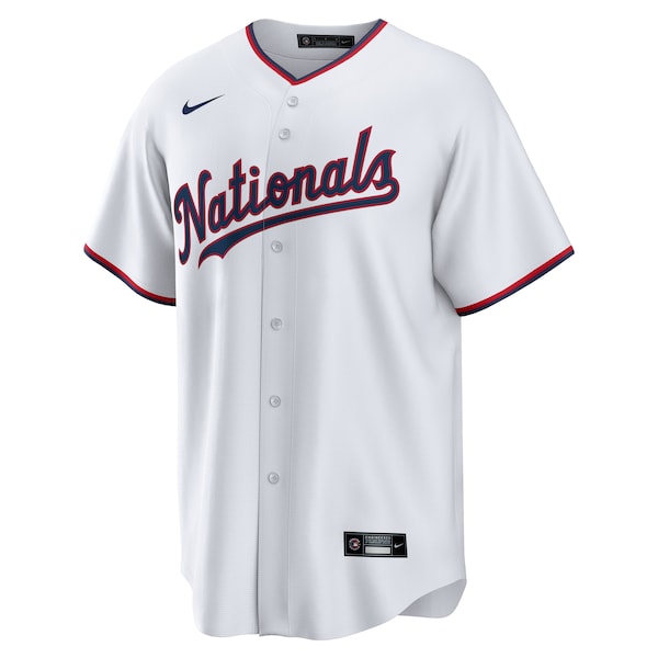 Washington Nationals Nike Youth Replica Custom Jersey - White - Image 2