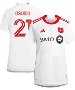 Jonathan Osorio Toronto FC adidas Women's 2024 GTA Kit Replica Player Jersey?¨C White