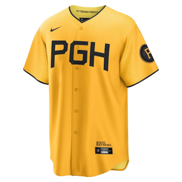 Willie Stargell Pittsburgh Pirates Nike 2023 City Connect Replica Player Jersey - Gold - Image 2
