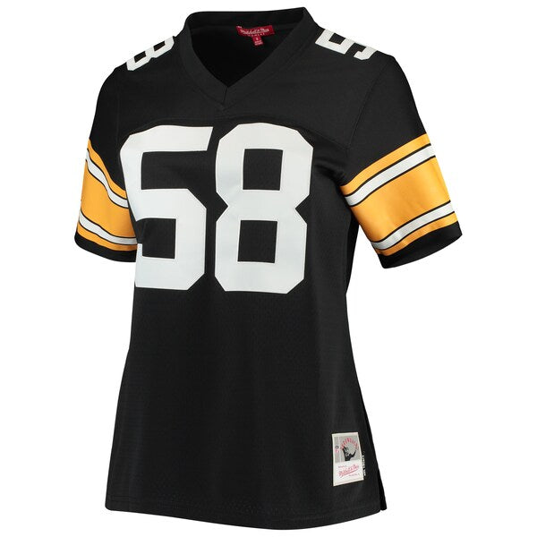 Jack Lambert Pittsburgh Steelers Women's Legacy Replica Player Jersey - Black - Image 2