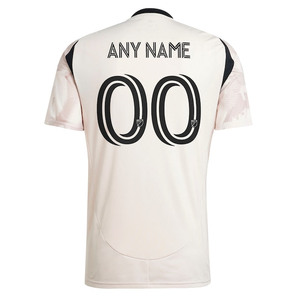 New York Red Bulls adidas 2025 Stone Kit Replica Custom Jersey - Tan - Image 3
