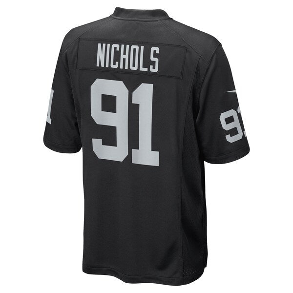 Bilal Nichols Las Vegas Raiders Nike Game Player Jersey - Black - Image 3
