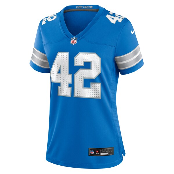 Jalen Reeves-Maybin Detroit Lions Nike Women's Team Game Jersey - Blue - Image 3