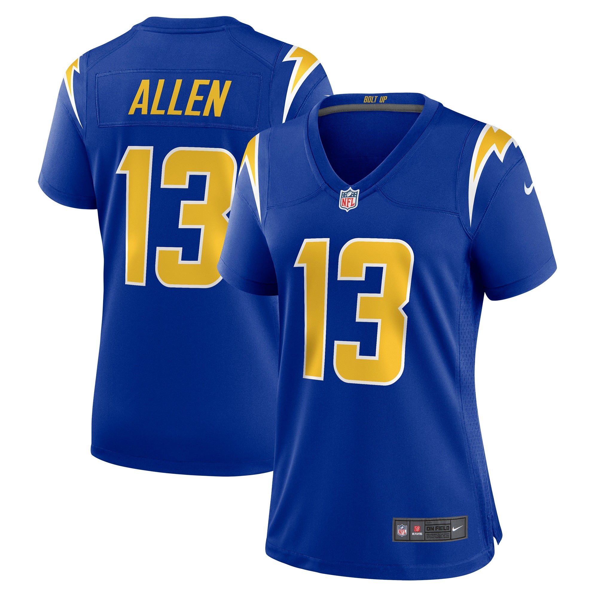 Keenan Allen Los Angeles Chargers Nike Women's Game Jersey - Powder Blue/Royal - Image 3