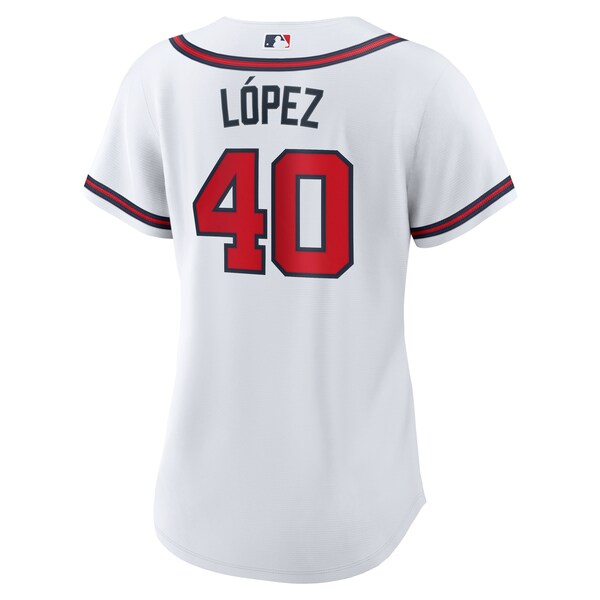 Reynaldo Lopez Atlanta Braves Nike Women's Home Replica Jersey - White - Image 3