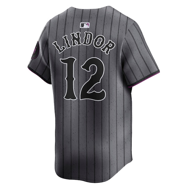 Francisco Lindor New York Mets Nike City Connect Limited Jersey - Gray - Image 3