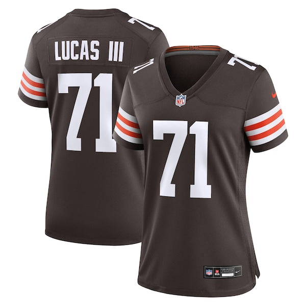 Cornelius Lucas Cleveland Browns Nike Women's Team Game Jersey - Brown