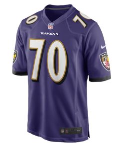 Alternative view of Kevin Zeitler Baltimore Ravens Nike Game Jersey - Purple