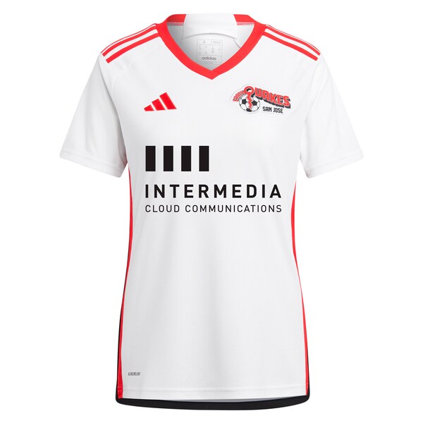 Jackson Yueill San Jose Earthquakes adidas Women's 2024 The 50 Kit Replica Player Jersey - White - Image 2