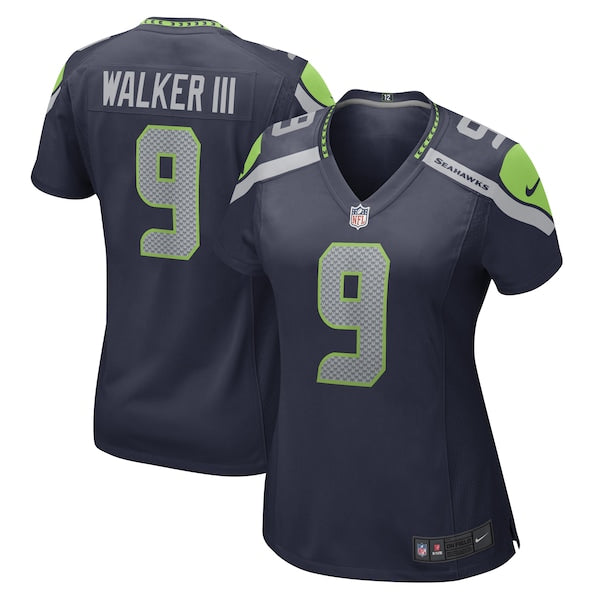 Kenneth Walker III Seattle Seahawks Nike Women's Player Jersey - Navy/Royal - Image 2