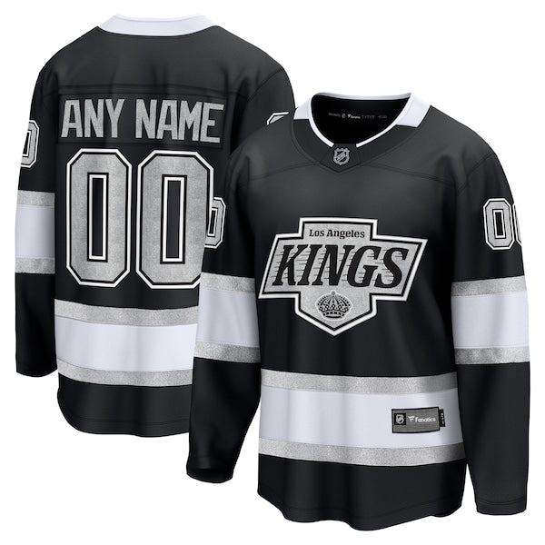 Los Angeles Kings Home Breakaway Custom Jersey - Black