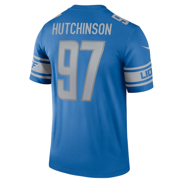 Aidan Hutchinson Detroit Lions Nike Legend Jersey - Blue - Image 3