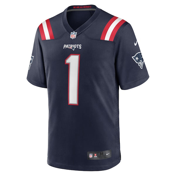 Ja'Lynn Polk New England Patriots Nike Team Game Jersey - Navy - Image 2