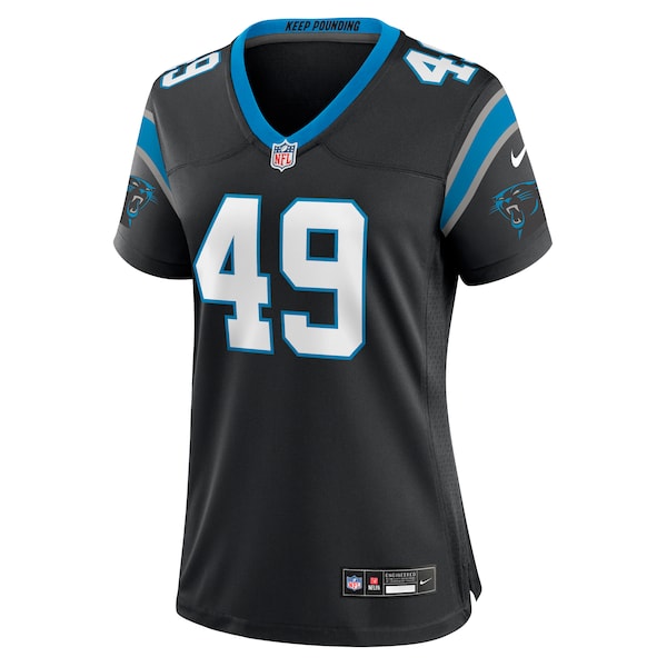 Frankie Luvu Carolina Panthers Nike Women's Team Game Jersey - Black - Image 2