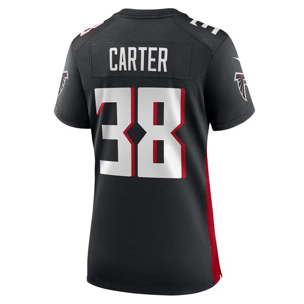 Nathan Carter Atlanta Falcons Nike Women's Team Game Jersey - Black - Image 3