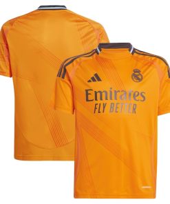 Los Merengues adidas Youth 2024/25 Away Replica Jersey - Orange