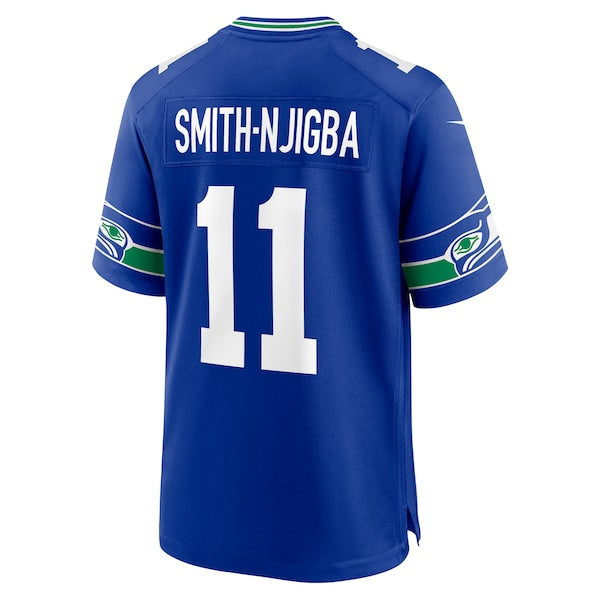 Jaxon Smith-Njigba Seattle Seahawks Nike Alternate 50th Season Game Jersey - Royal/College Navy - Image 4