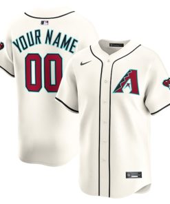 Arizona Diamondbacks Nike Home Limited Custom Jersey - Cream