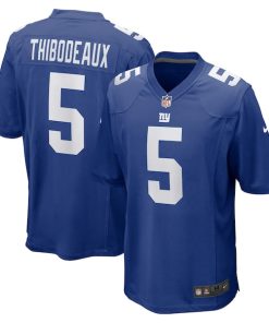Alternative view of Kayvon Thibodeaux New York Giants Nike Player Game Jersey - Royal/White