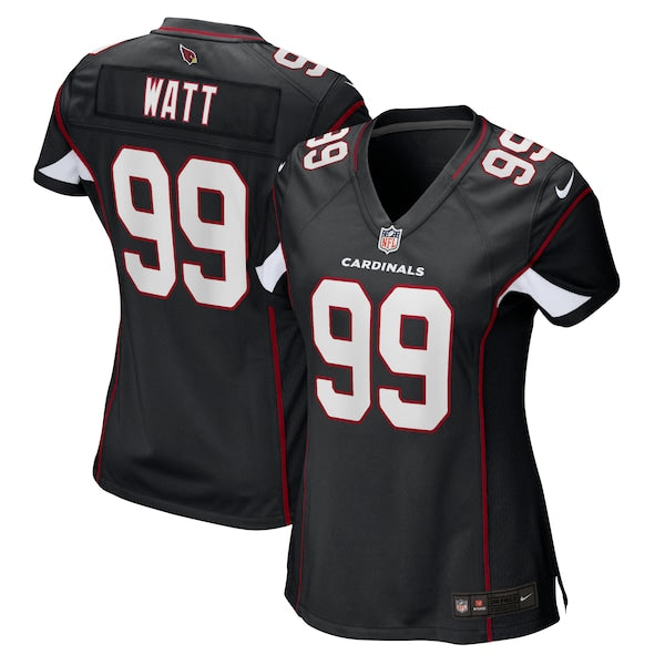 J.J. Watt Arizona Cardinals Nike Women's Alternate Game Jersey - Black/Cardinal - Image 2