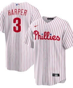 Bryce Harper Philadelphia Phillies Nike Home Replica Player Name Jersey - White/Cream/Red
