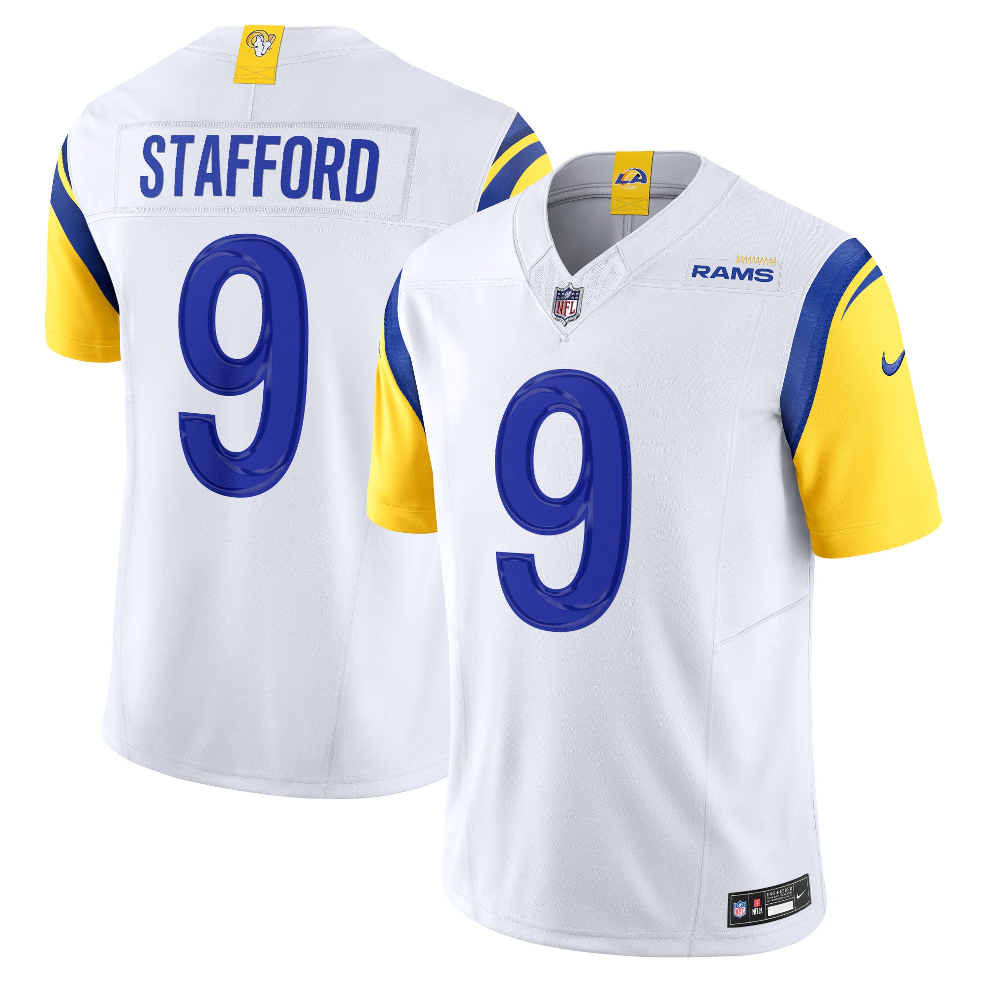 Matthew Stafford Los Angeles Rams Nike Vapor F.U.S.E. Limited Jersey - Royal/White - Image 5