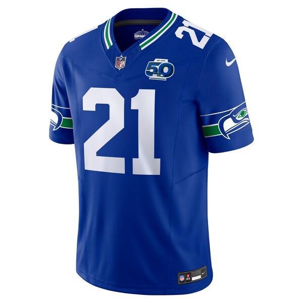 Devon Witherspoon Seattle Seahawks Nike 50th Season Vapor F.U.S.E. Limited Jersey - Royal/College Navy - Image 3