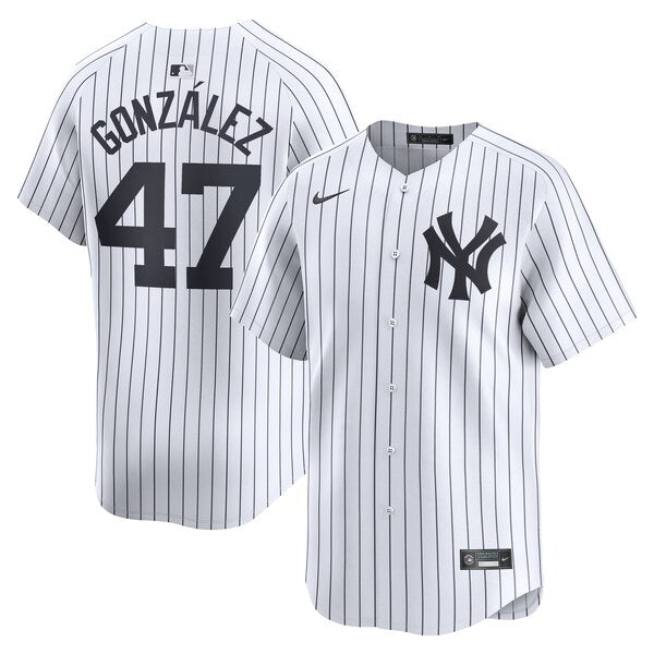 Victor Gonz¨¢lez New York Yankees Nike Home Limited Player Jersey?¨C White