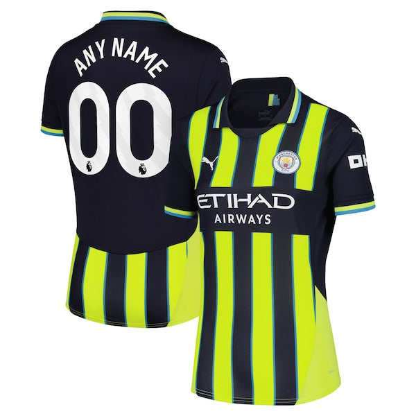 Manchester City Puma Women's 2024/25 Away Replica Custom Jersey - Navy - Image 2