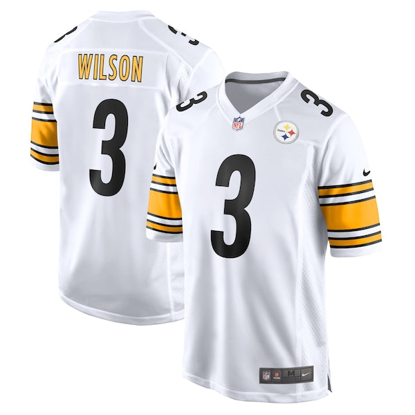 Russell Wilson Pittsburgh Steelers Nike White Game Jersey - White/Black - Image 2