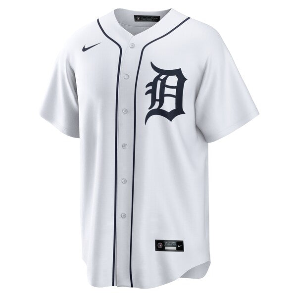 Matt Vierling Detroit Tigers Nike Home Replica Jersey - White - Image 2