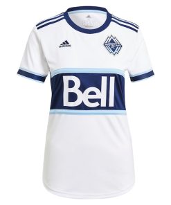 Alternative view of Vancouver Whitecaps FC adidas Women's 2021 Primary Replica Jersey - White