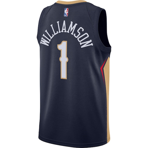 Zion Williamson New Orleans Pelicans Nike Swingman Jersey - Navy - Icon Edition - Image 3