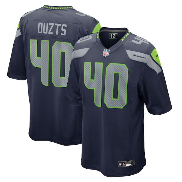 Robbie Ouzts Seattle Seahawks Nike Team Game Jersey - College Navy