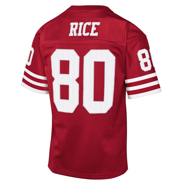Jerry Rice San Francisco 49ers 1990 Throwback Fashion Jersey - Scarlet - Image 3