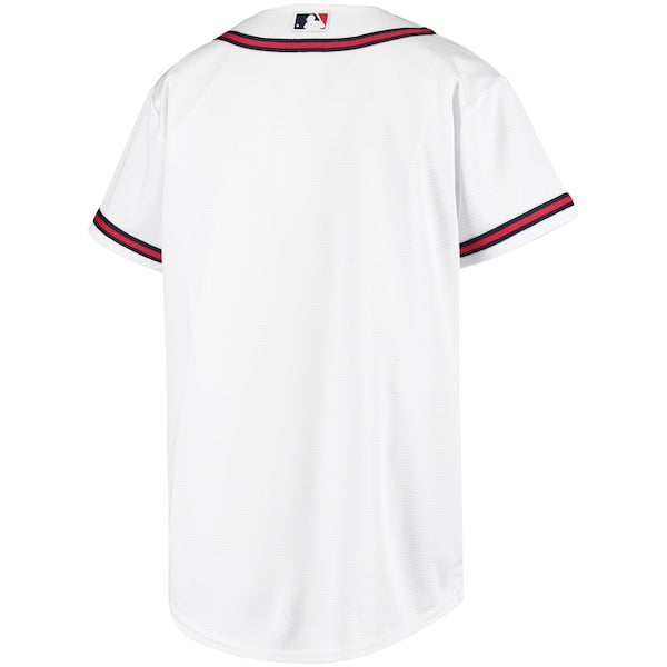 Atlanta Braves Nike Youth Home Replica Team Jersey - White - Image 3