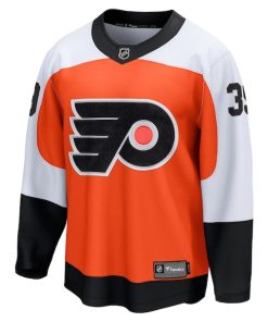 Alternative view of Matvei Michkov Philadelphia Flyers  Home Premier Breakaway Player Jersey - Orange