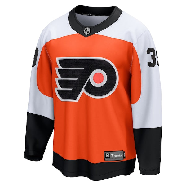 Matvei Michkov Philadelphia Flyers Home Premier Breakaway Player Jersey - Orange - Image 2