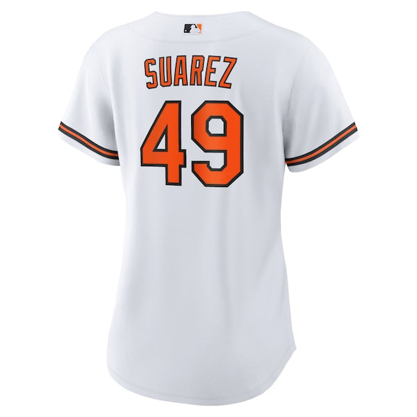 Albert Suarez Baltimore Orioles Nike Women's Home Replica Jersey - White - Image 3