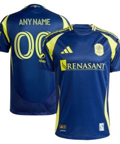 Nashville SC adidas 2025 The Heart Of Nashville Kit Authentic Custom Jersey - Navy