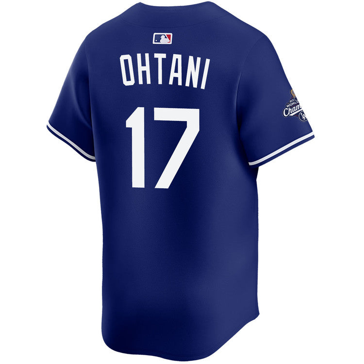Shohei Ohtani Los Angeles Dodgers Nike 2025 World Series Champions Limited Jersey - Royal - Image 3