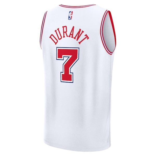 Kevin Durant Houston Rockets 2025/26 City Edition Fast Break Jersey - White - Image 3