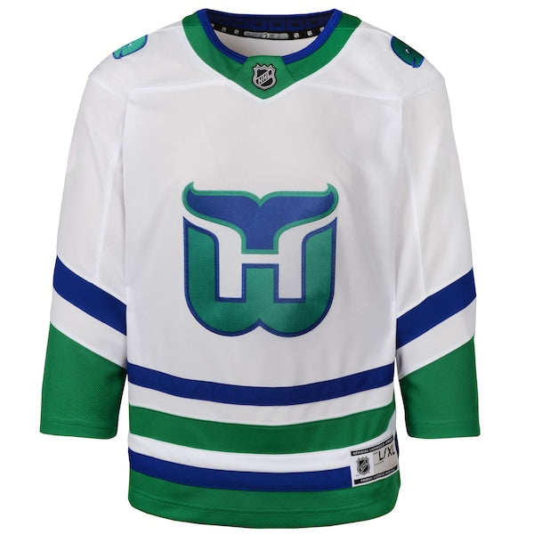 Carolina Hurricanes Youth Whalers Premier Jersey - White - Image 2