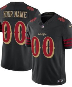 San Francisco 49ers Nike 2025 RIVALRIES Colleciton Custom Vapor F.U.S.E. Limited Jersey - Black