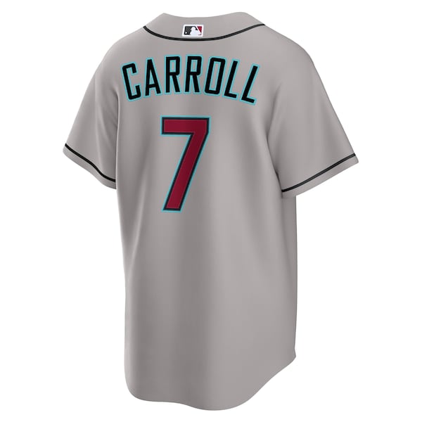 Corbin Carroll Arizona Diamondbacks Nike Road Replica Jersey - Gray/Cream - Image 4