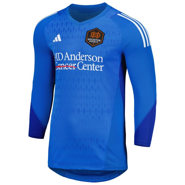 Houston Dynamo FC adidas 2024 Goalkeeper Long Sleeve Replica Jersey - Blue - Image 4