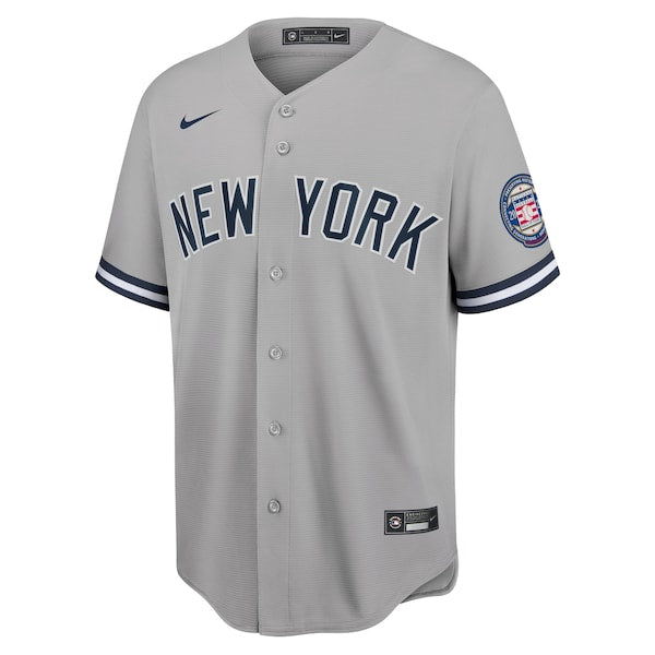 Derek Jeter New York Yankees Nike 2020 Hall of Fame Induction Replica Jersey - Gray - Image 2