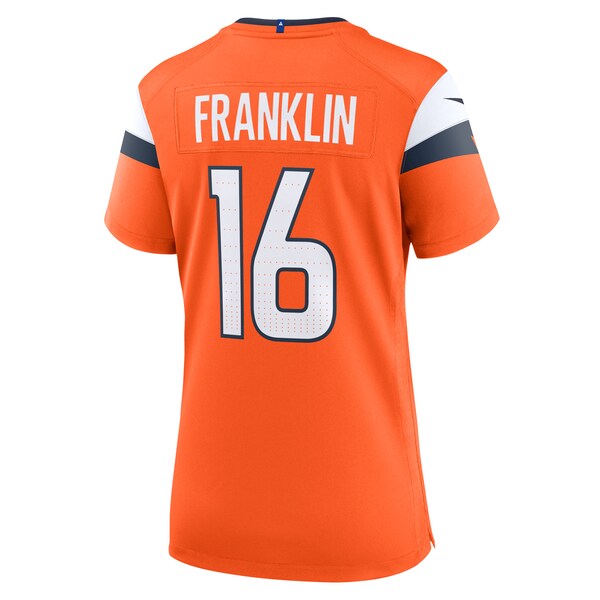 Troy Franklin Denver Broncos Nike Women's Team Game Jersey - Orange - Image 3